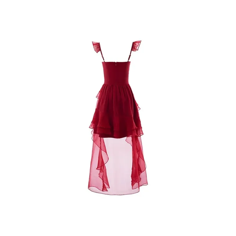 KYKW Slip Dresses Women's Red-1
