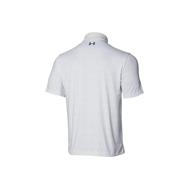 Under Armour Playoffs Print Polo 3.0 Polo Shirt Men's White 116-1