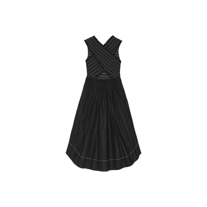 GANNI Smocked Dress-1