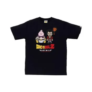 A BATHING APE X Dragon Ball Z Majin Buu & Mr. Satan Baby Milo Tee