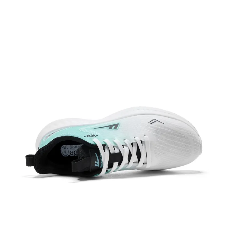 Warrior Anti Slip And Wear Resistant Lightweight Low Top Casual Running Shoes Men's White Green-2