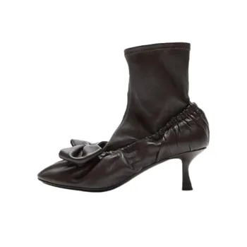 Acne Studios Ankle Boots 5.5cm Women's Dark Brown