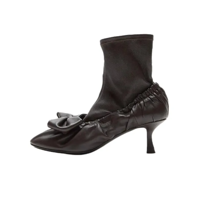 Acne Studios Ankle Boots 5.5cm Women's Dark Brown-0