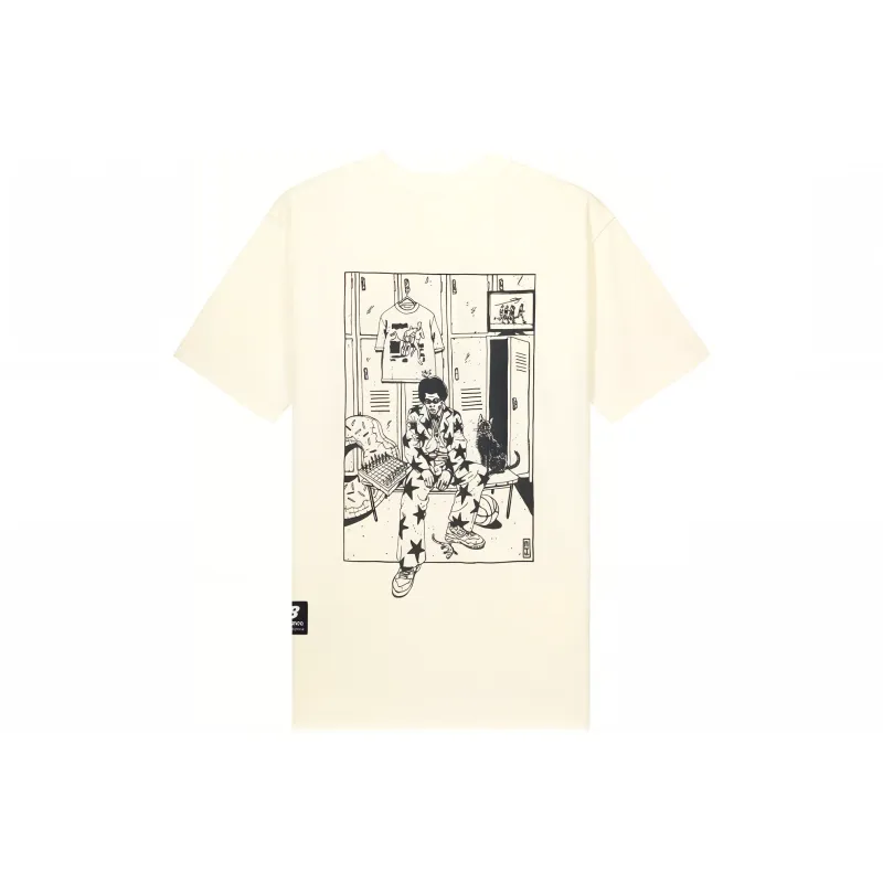 New Balance Mdoelshow T Shirts Men Ecru-0