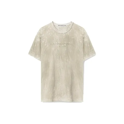 Alexander Wang T-Shirts Unisex Ice Gray