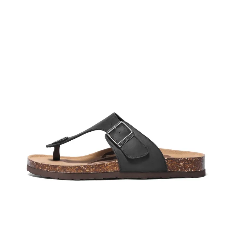 BELLE Rubber Sole Abrasion Resistant Slip Resistant Flip Flops Men's-0
