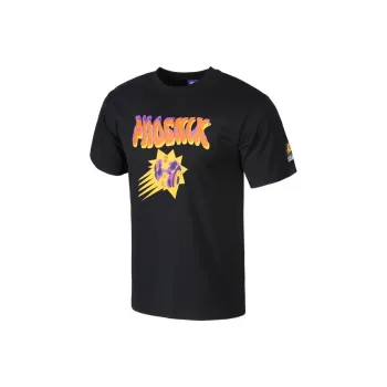 NBA Drop Shoulder Sleeve T-Shirt Unisex Black