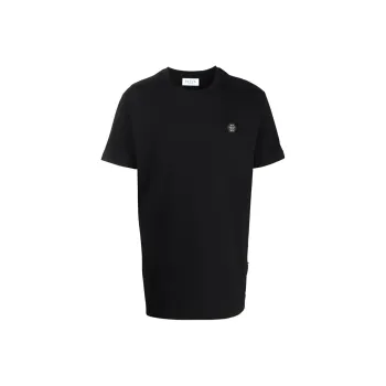 PHILIPP PLEIN Ss Kimono Cut Pp Glass Cotton T shirt