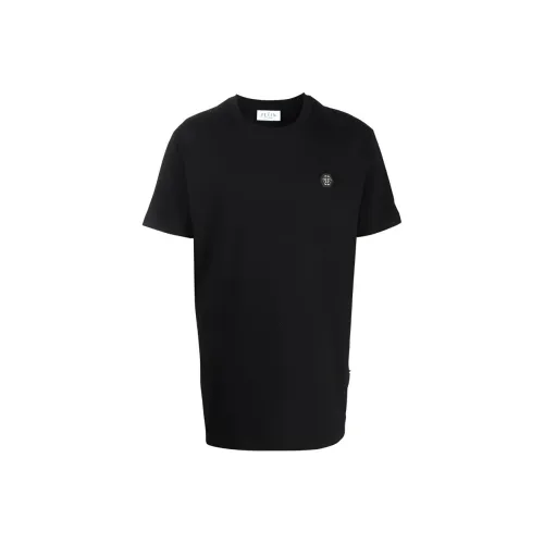 PHILIPP PLEIN Ss Kimono Cut Pp Glass Cotton T shirt