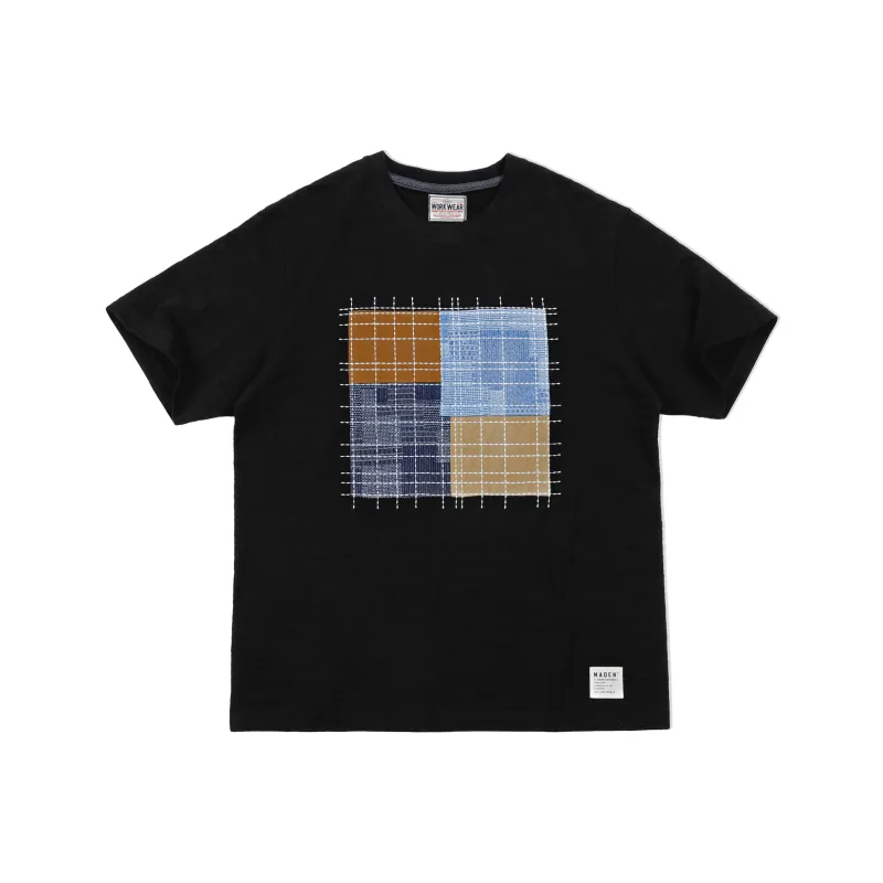 MADEN T Shirts Men Black-0