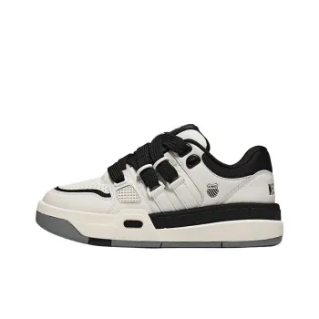 KSWISS Abrasion Resistant Low Top Skateboard Shoes Women's Gray White