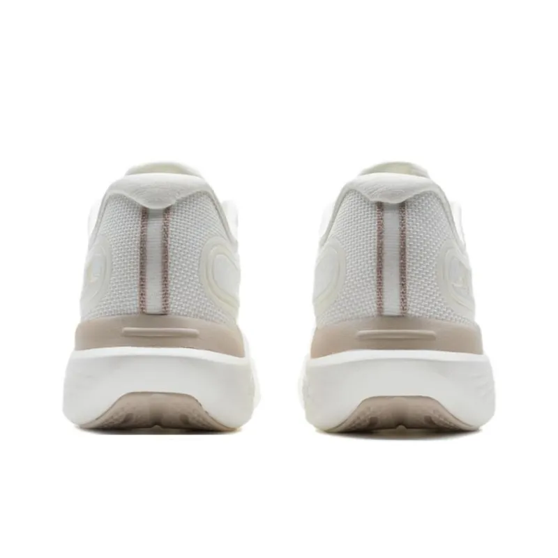 XTEP Breathable Slip Resistant Low Top Casual Running Shoes Women's White Brown-3