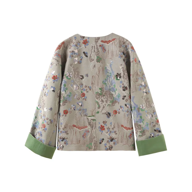 Miss Chipmunk Jacket Women's Grandmother Moon Gray-1