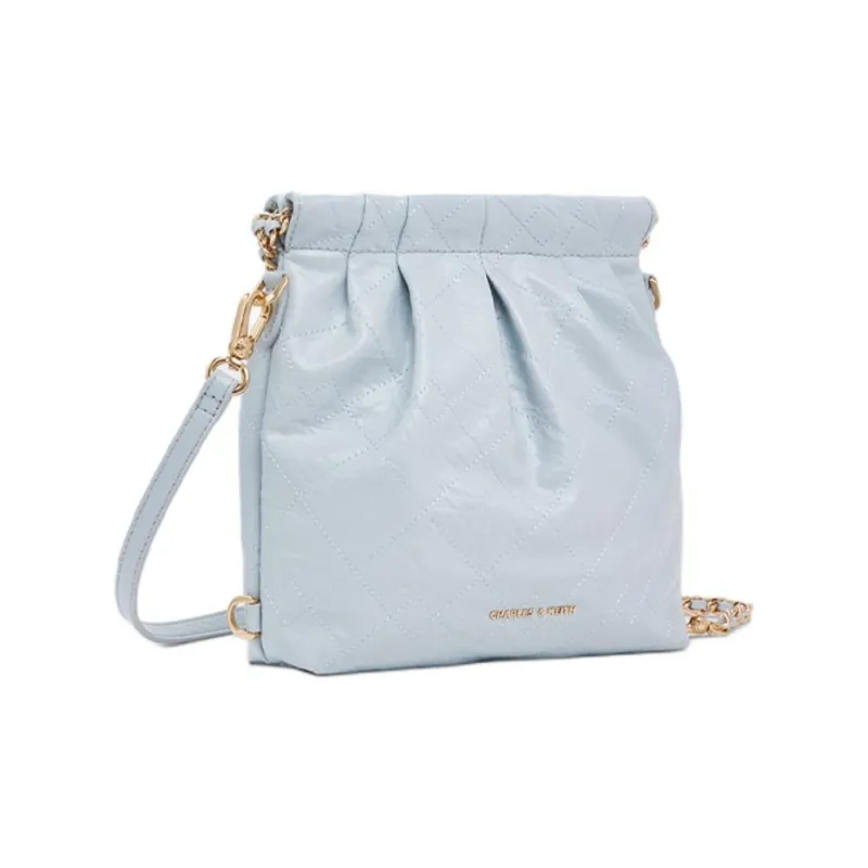 CHARLES&KEITH PU Backpack Shoulder Bag Regular Women's Blue-2