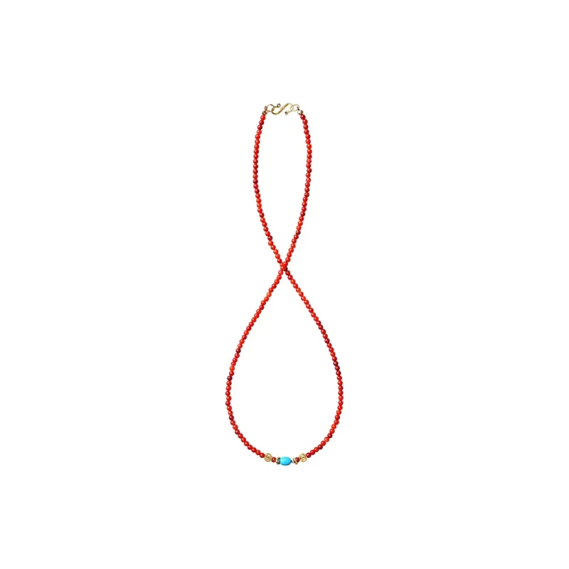 Amy's Garden South Red Agate Necklaces Women's-0