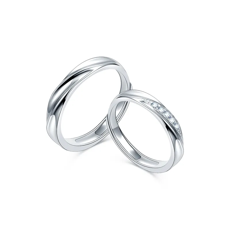 CENTURY&KINDLE S925 Silver Rings Unisex-14