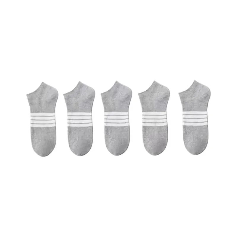 Beerus Ankle Socks Men's 5 Pack Vintage Four Stripe-9