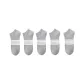 Light Gray Four Stripes (5 Pack)