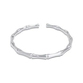 HAOYINFANG 999 Fine Silver 9 Sterling Silver Bangles Women's