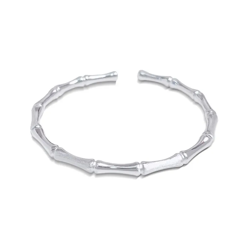 HAOYINFANG 999 Fine Silver 9 Sterling Silver Bangles Women's-0