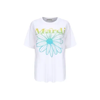MARDI MERCREDI Logo print T shirt