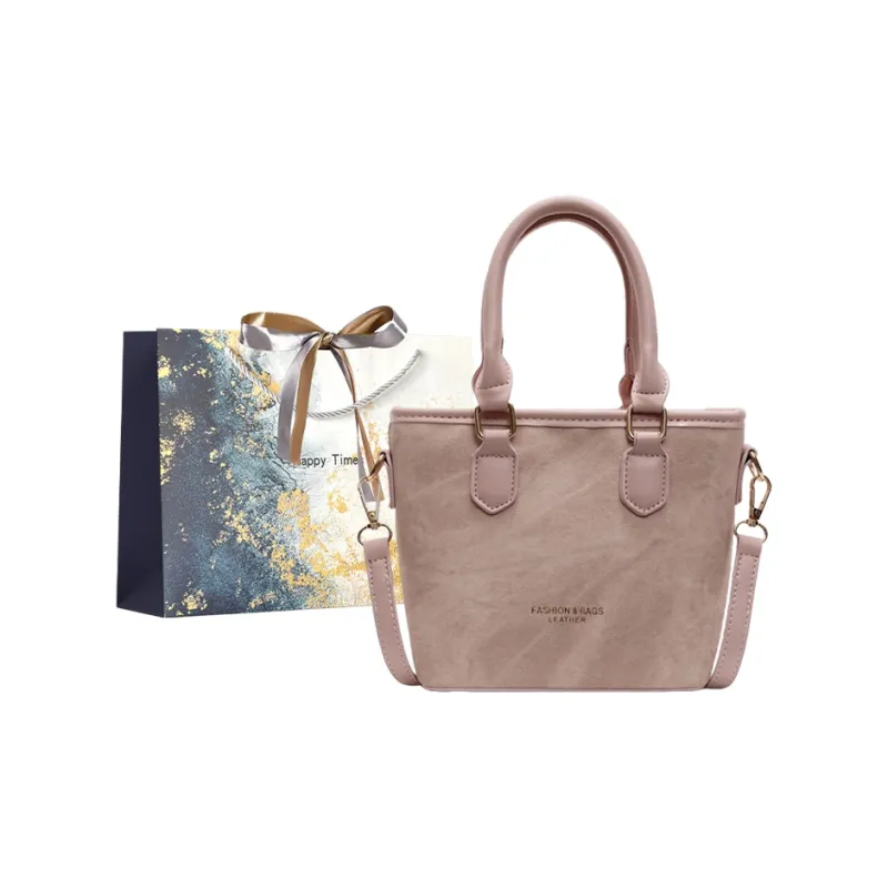 Iman's House PU Handbag Women's White & Black/Beige & Brown/Dark Tea/Pink-12