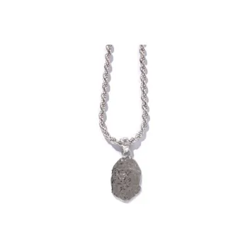 A BATHING APE 925 Sterling Silver Necklaces Unisex Silver