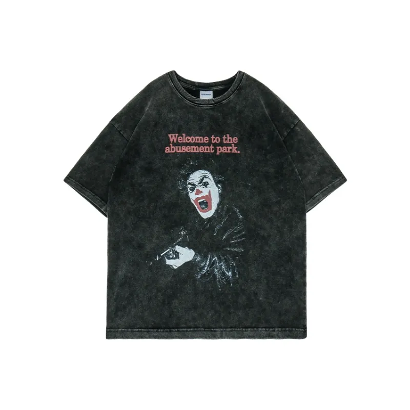 UNTILWERICH T Shirts Unisex Washed Gray-0