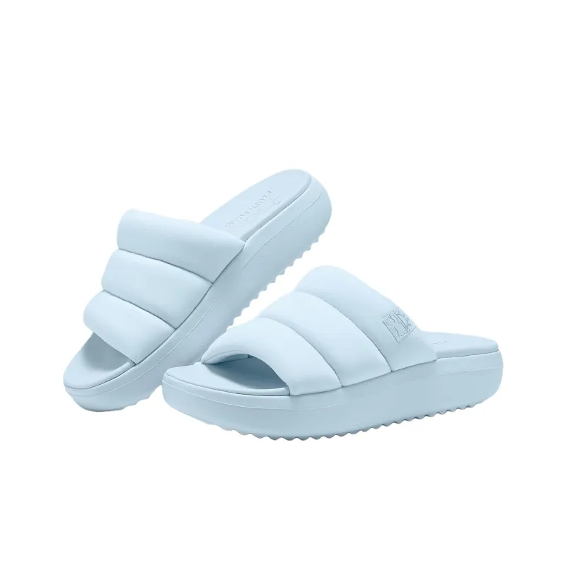 Skechers Abrasion Resistant Cushioning Slide Slippers Women's Light Blue-2
