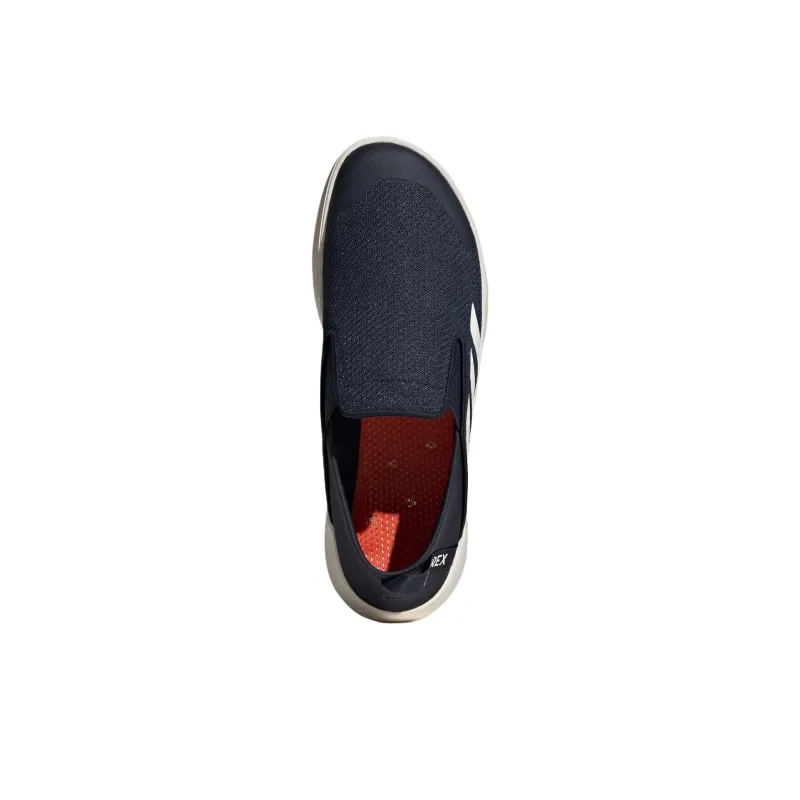 Adidas Terrex Boat Anti Slip Wear Resistant Low Top Casual Shoes Men's Dark Blue-5