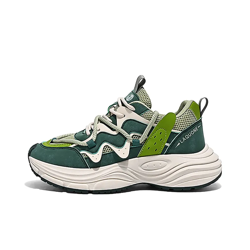 Yi Jiabao Anti Slip And Wear Resistant Quick Dry Low Top Chunky Sneakers Men's-6