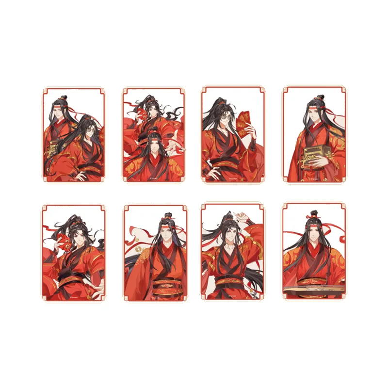 TENGXUNSHIPINCAOCHANGDI Demon Path Patriarch New Year Collection Acrylic Transparent Card Photo Cards-0