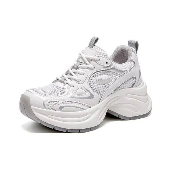 FIVE PLUS Anti-Slip Wear-Resistant Low-Top Chunky Sneakers Women's-1