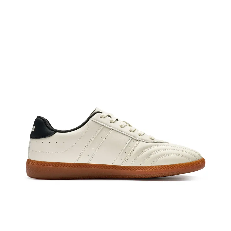 Kappa Back to Back Anti Slip Wear Resistant Low Top Skateboard Shoes Women's White-1