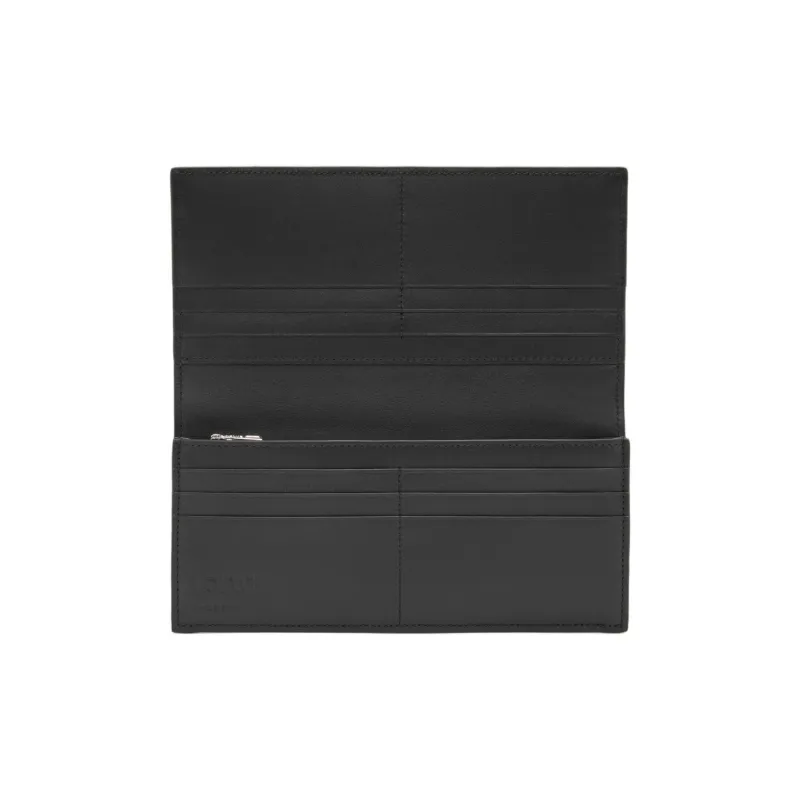 LOEWE Calfskin Wallet Men's Anthracite-2