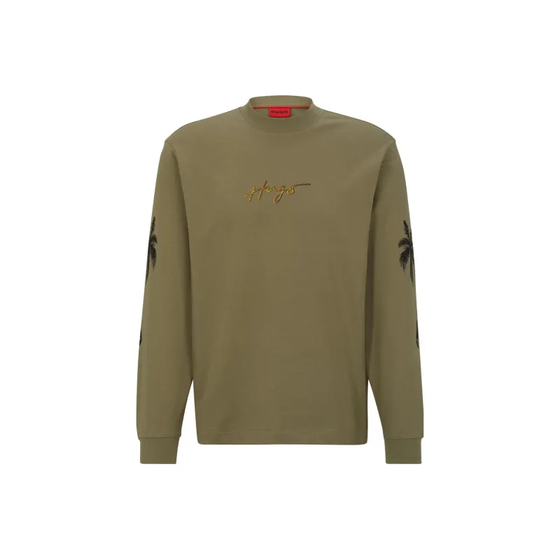 HUGO BOSS T Shirts Men Light Green-0