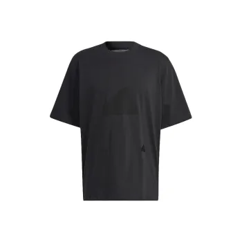 Adidas Drop Shoulder Sleeve T Shirt Men's Black