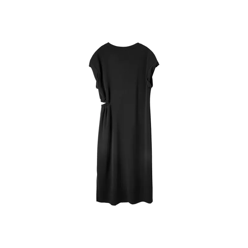 SENTUBILA Short Sleeved Dresses Women's Classic Black-1