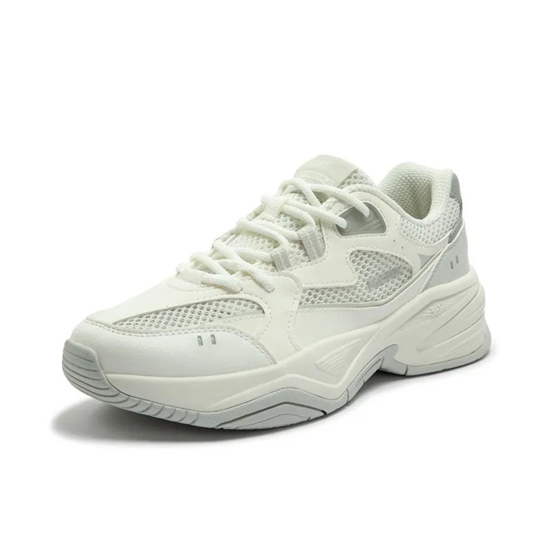 361° Sailing Series Breathable Slip Resistant Low Top Casual Running Shoes Women's White Gray-1