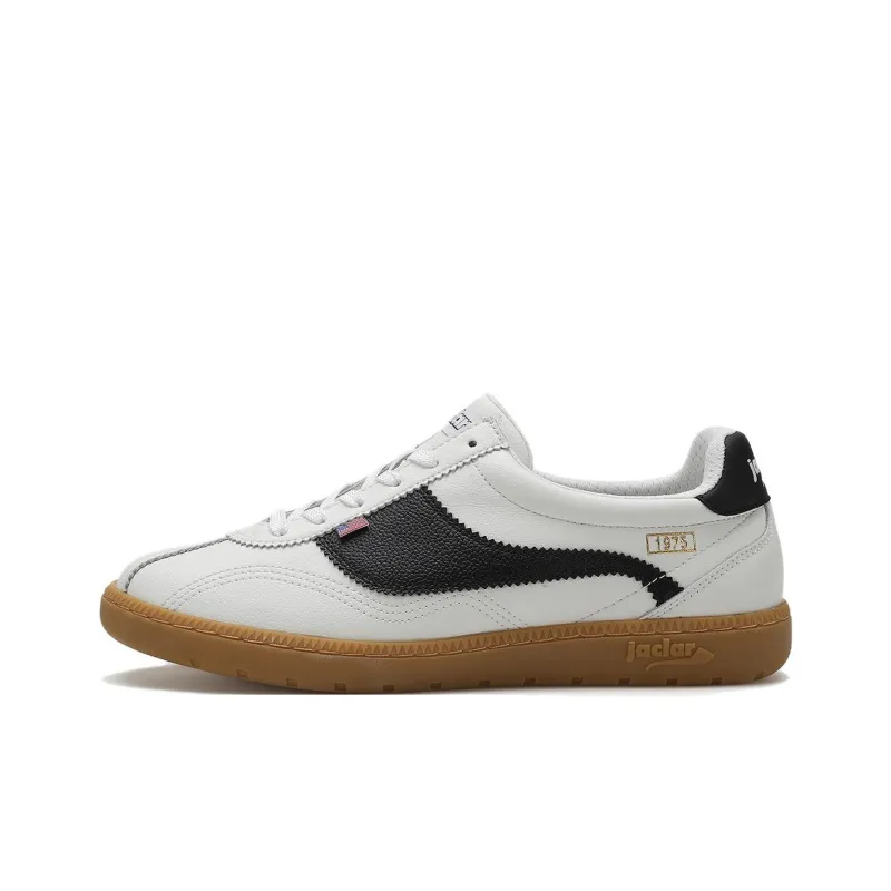JACLAR CHAMP 1975 Low Top Skateboard Shoes Unisex White Black-0