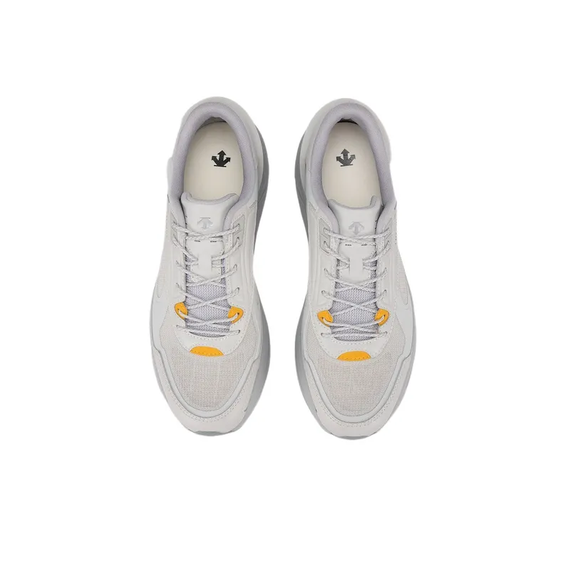 DESCENTE Dualis Low Top Casual Shoes Men's Light Gray-2