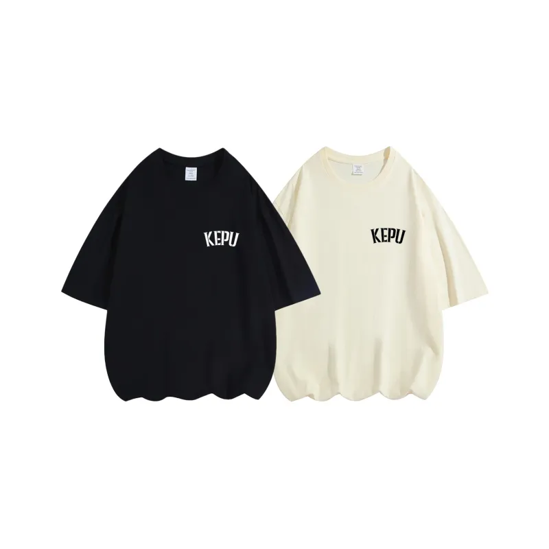 Kepu T Shirt Unisex 2 Pack 2 Pack White+White-18