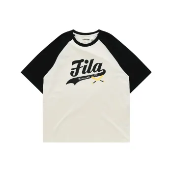 FILA FUSION T Shirt Men's Jasmine Milk White