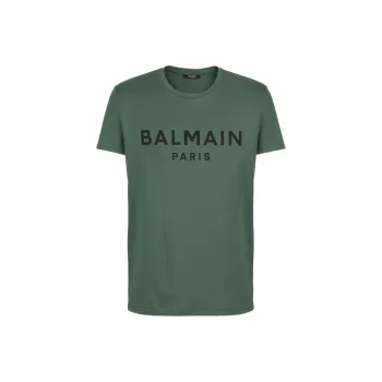 BALMAIN T-Shirts Men Green