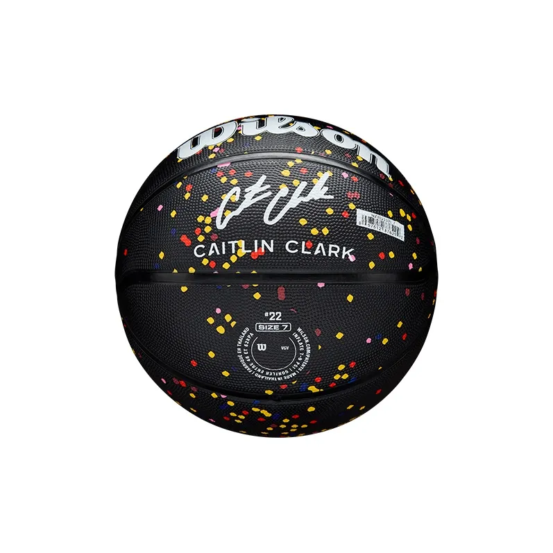 Wilson WNBA Collection Rubber Basketball Multicolor Polka Dot Size 5/6/7 Ball Training Unisex-3