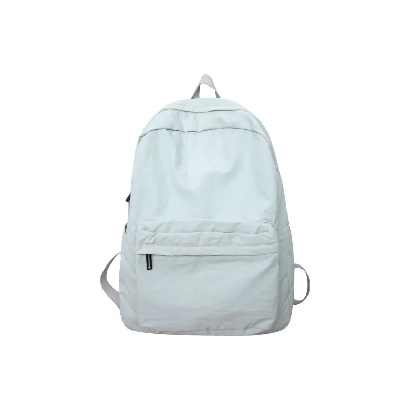 Deli Bear Nylon Backpack Regular Unisex Black/Pink/Gray Blue/Khaki/Red/Green-10