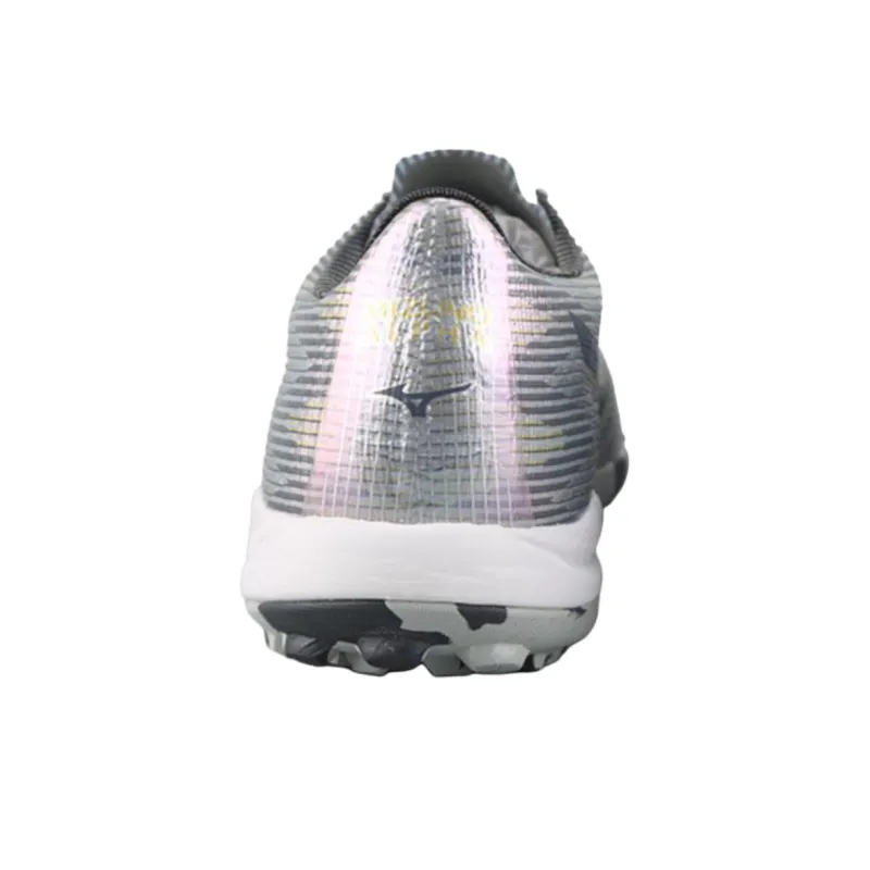 Mizuno Alpha 2 Soccer Shoes Men Low Top Silver-3