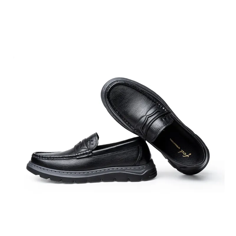 FED Men's Casual Shoes Men Low Top Black-2