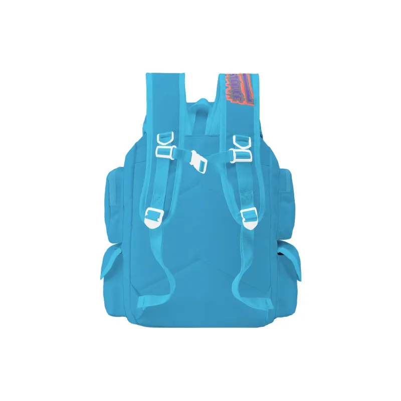 COEXISTENCE Polyester Students Backpack Basketball Bag Regular Unisex Blue-2