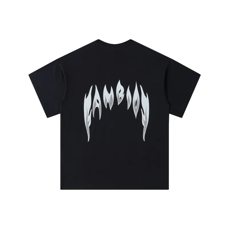 FANBIOU Fire-print Unisex T-shirt-5